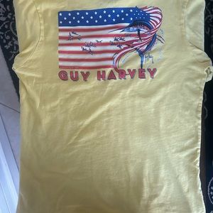 Boys Guy Harvey Flag T shirt